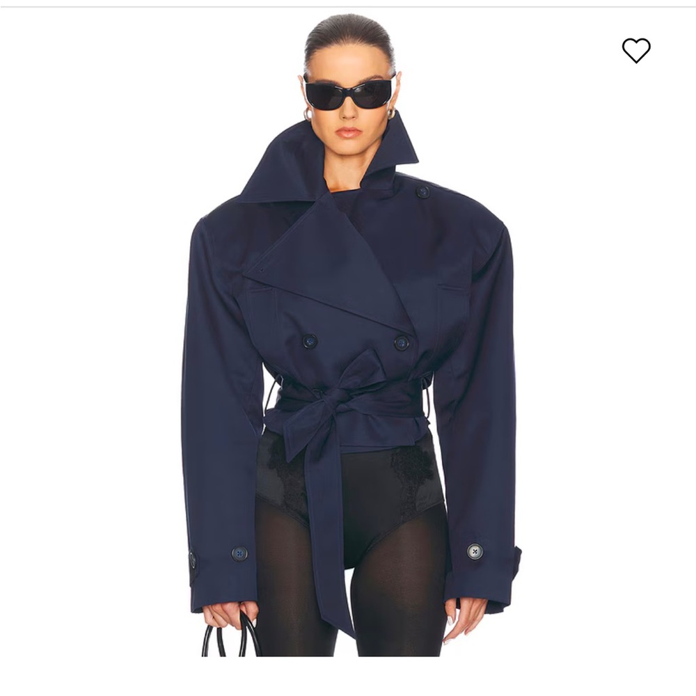 HELSA oversized cropped trench Small